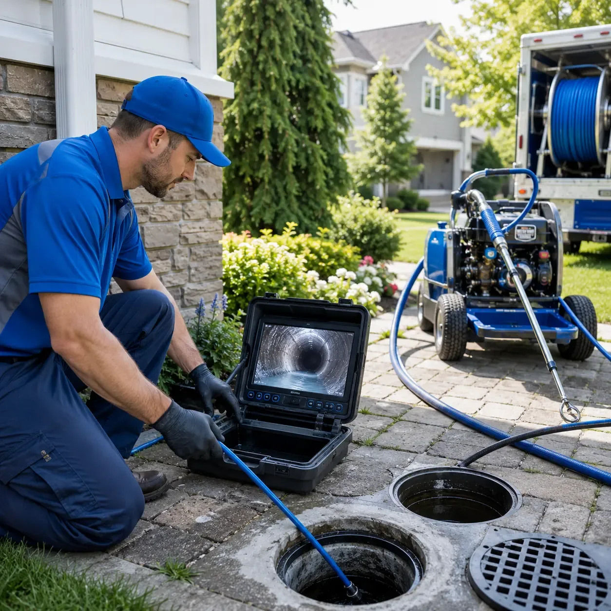 Outdoor drain cleaning professionals serving Knobel, AR